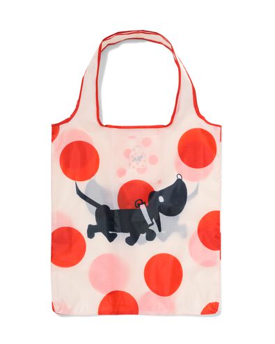 sac &agrave; provisions pliable Takkie L 43x70cm pois - 18600001 - HEMA