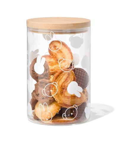 nijntje voorraadpot 12x19cm glas - 60410274 - HEMA