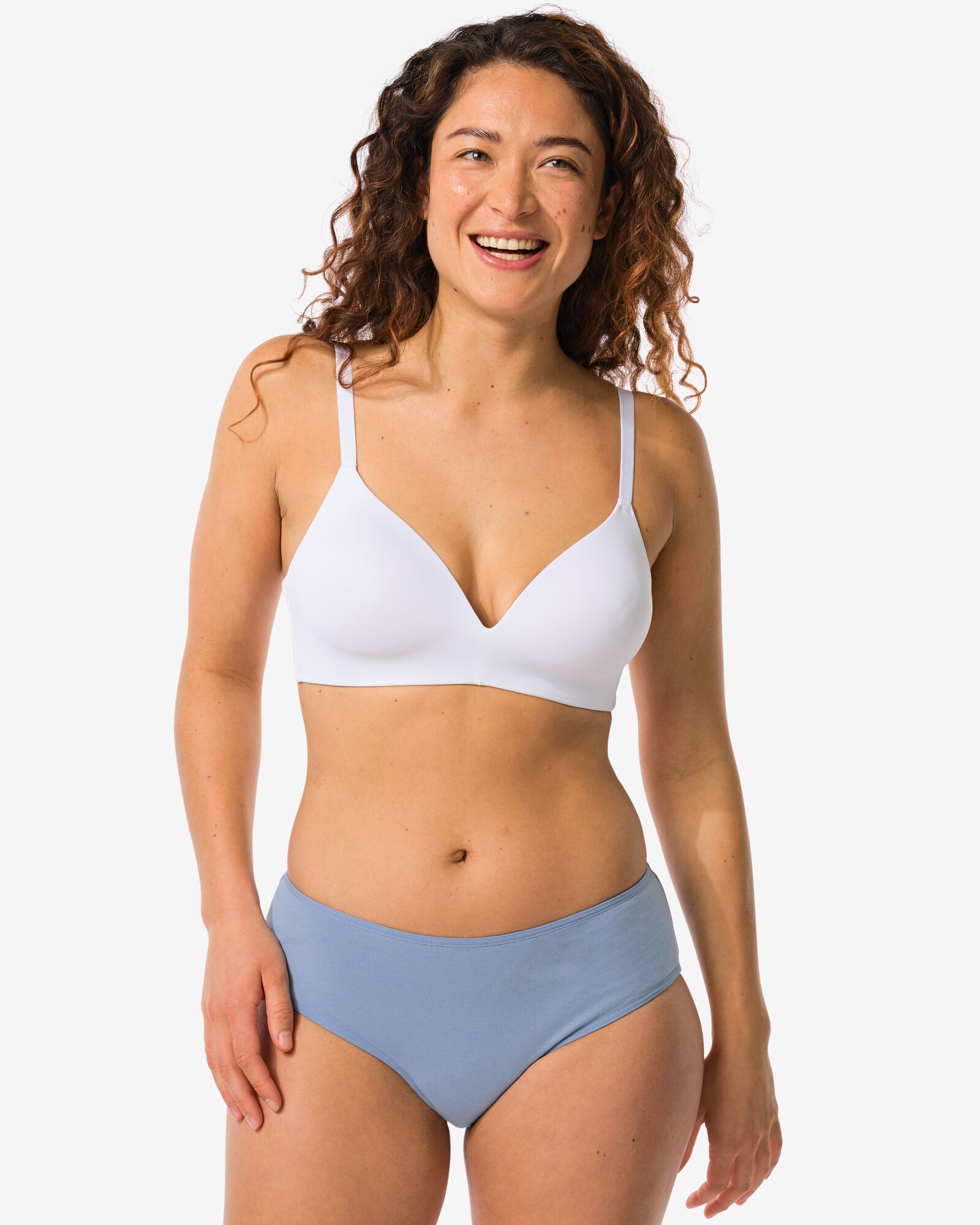 hipster &eacute;tanche coton pour fuites urinaires l&eacute;g&egrave;res bleu moyen bleu moyen - 19680677MIDBLUE - HEMA