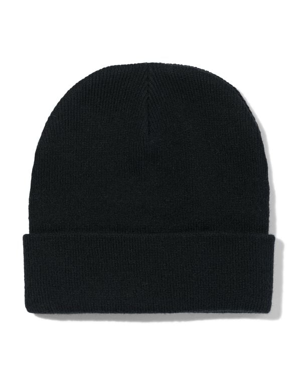 bonnet homme beanie noir - 16520430 - HEMA
