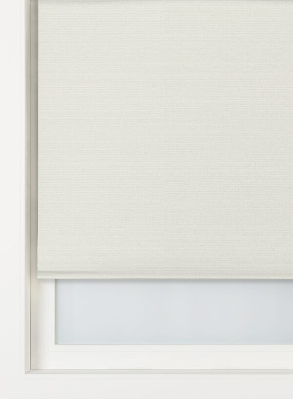 rolgordijn structuur grof verduisterend/witte achterzijde wit wit - 2000000231 - HEMA