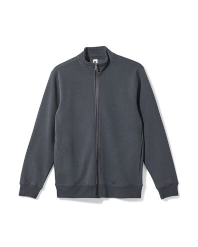 Herrenstrickjacke Nielson dunkelgrau dunkelgrau - 2101450DARKGREY - HEMA