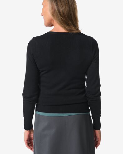 damesvest zwart zwart - 1000023500 - HEMA
