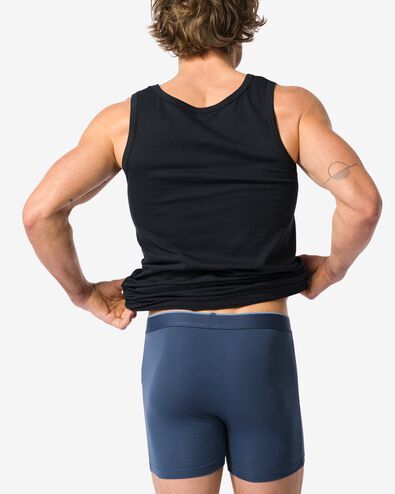 herenboxers comfort perfect - 2 stuks donkerblauw donkerblauw - 19190380DARKBLUE - HEMA