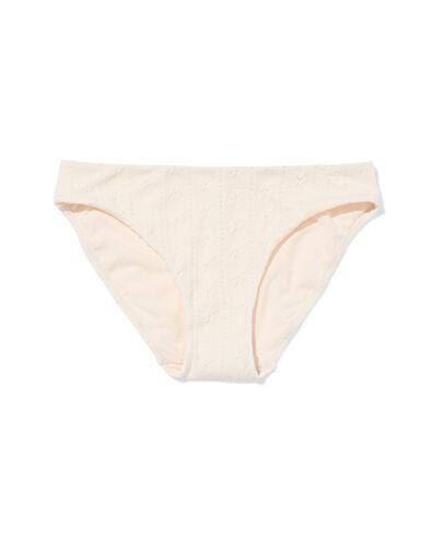 damesbikinibroekje Mila broderie  creme creme - 22360170CREAM - HEMA