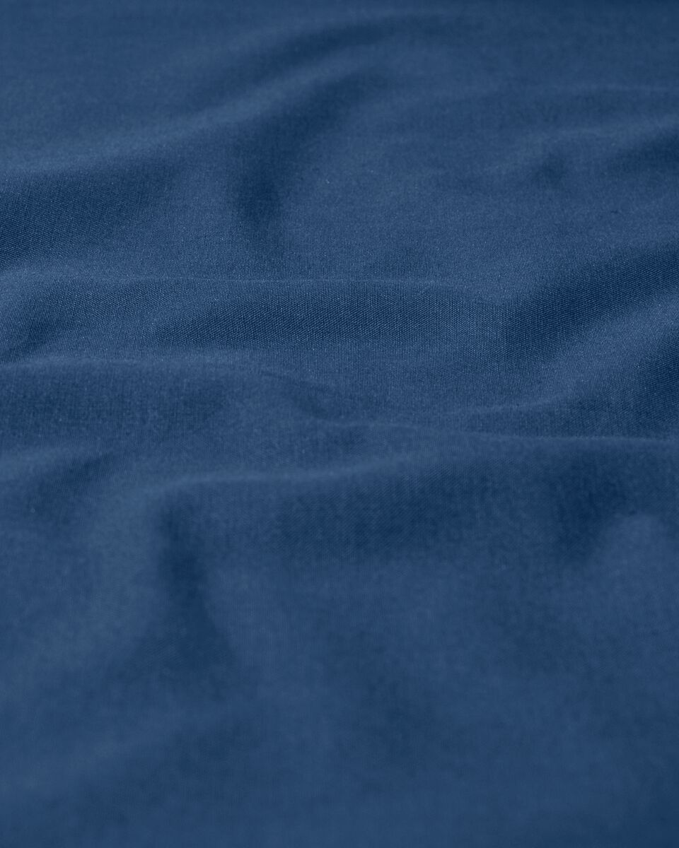 drap-housse 160x200 - coton doux - bleu bleu 160 x 200 - 5110014 - HEMA