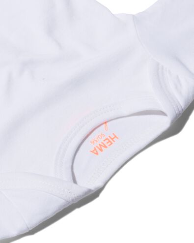 body &ndash; coton biologique stretch - 2 pi&egrave;ces blanc blanc - 1000005204 - HEMA