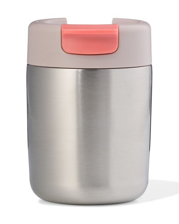 tasse à café à emporter 300ml acier inoxydable métallisé - 80650269 - HEMA