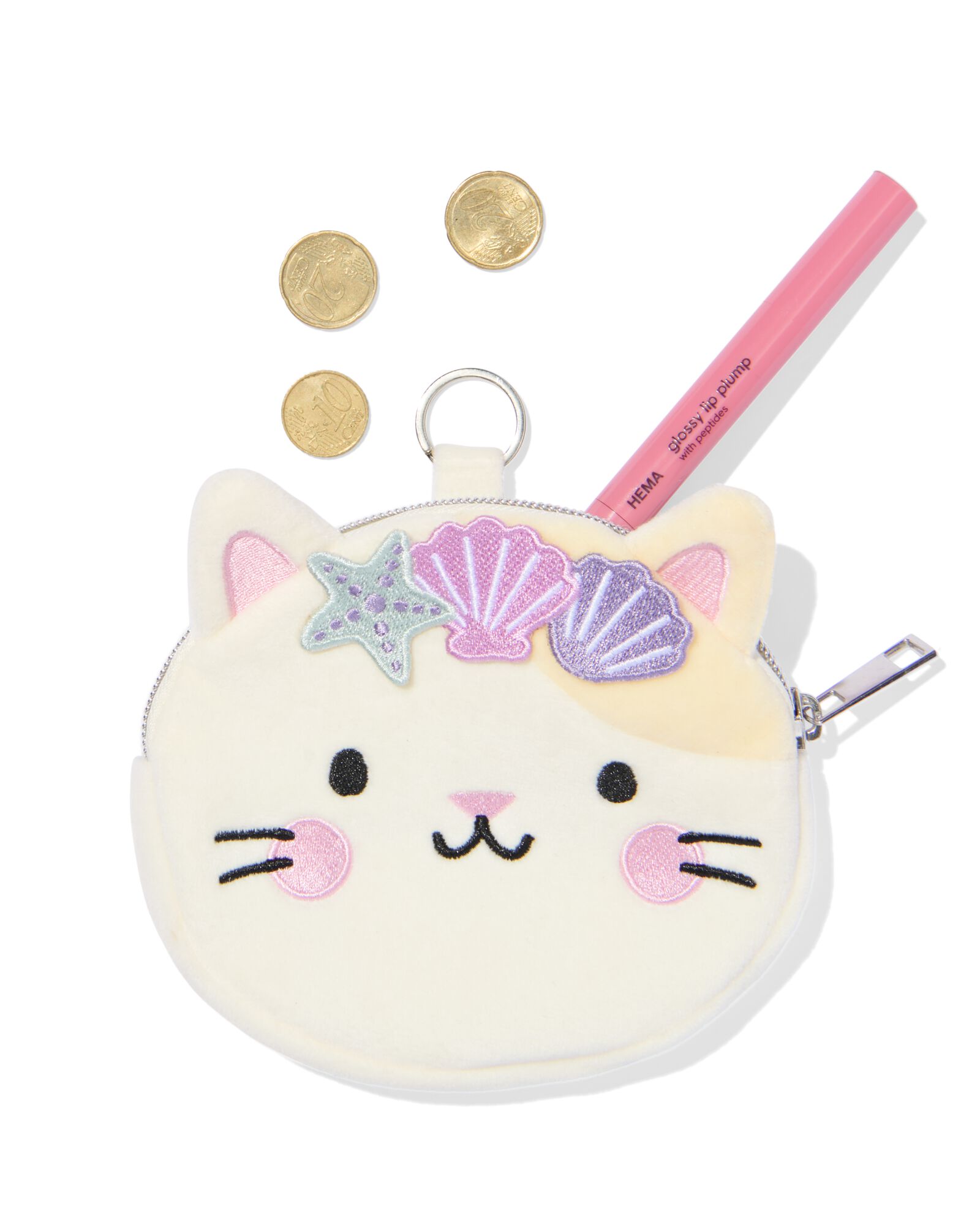 porte-cl&eacute;s 14,8x2,5x15,5cm chat - 60101120 - HEMA