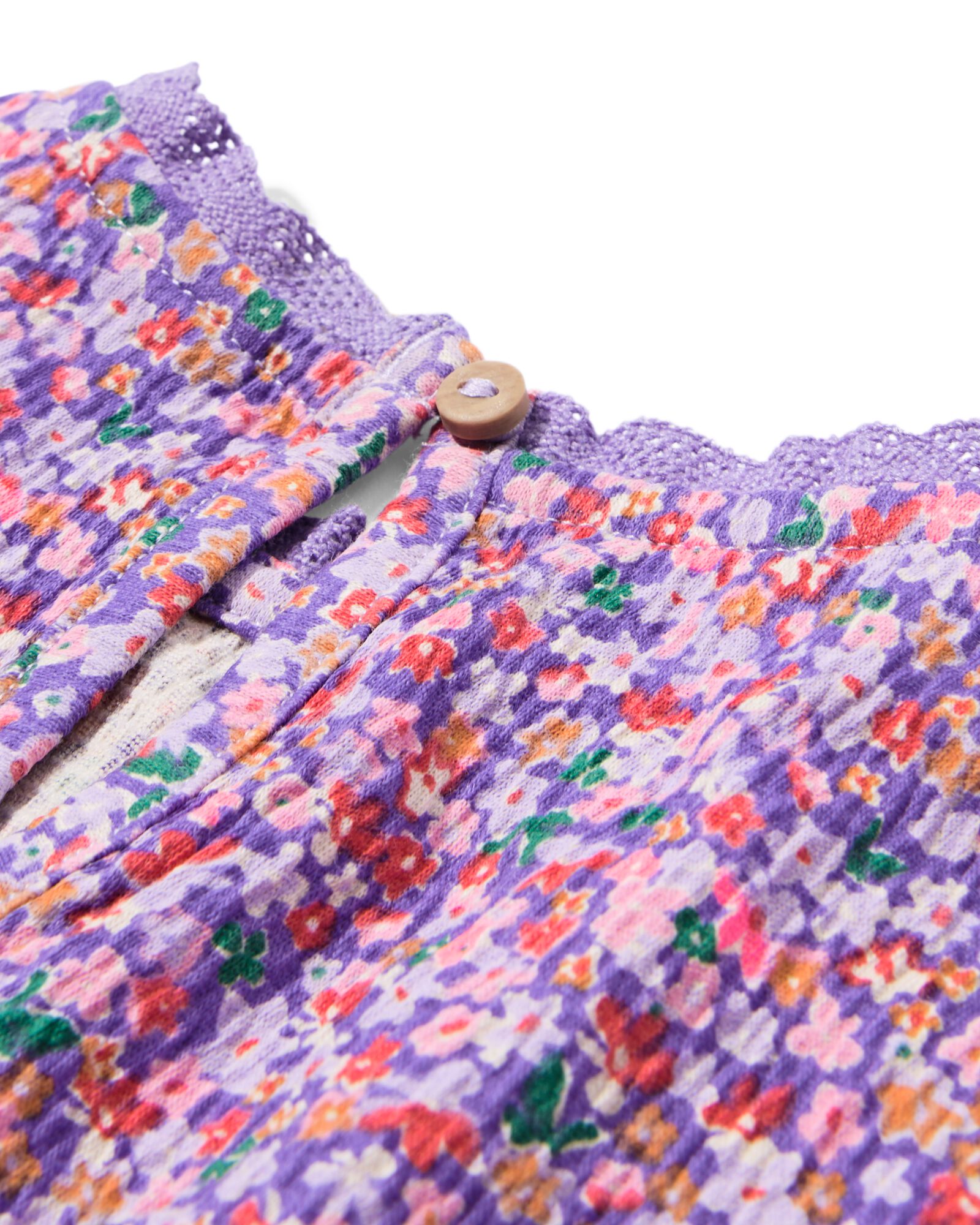 t-shirt b&eacute;b&eacute; fleurs violet - 33038270PURPLE - HEMA