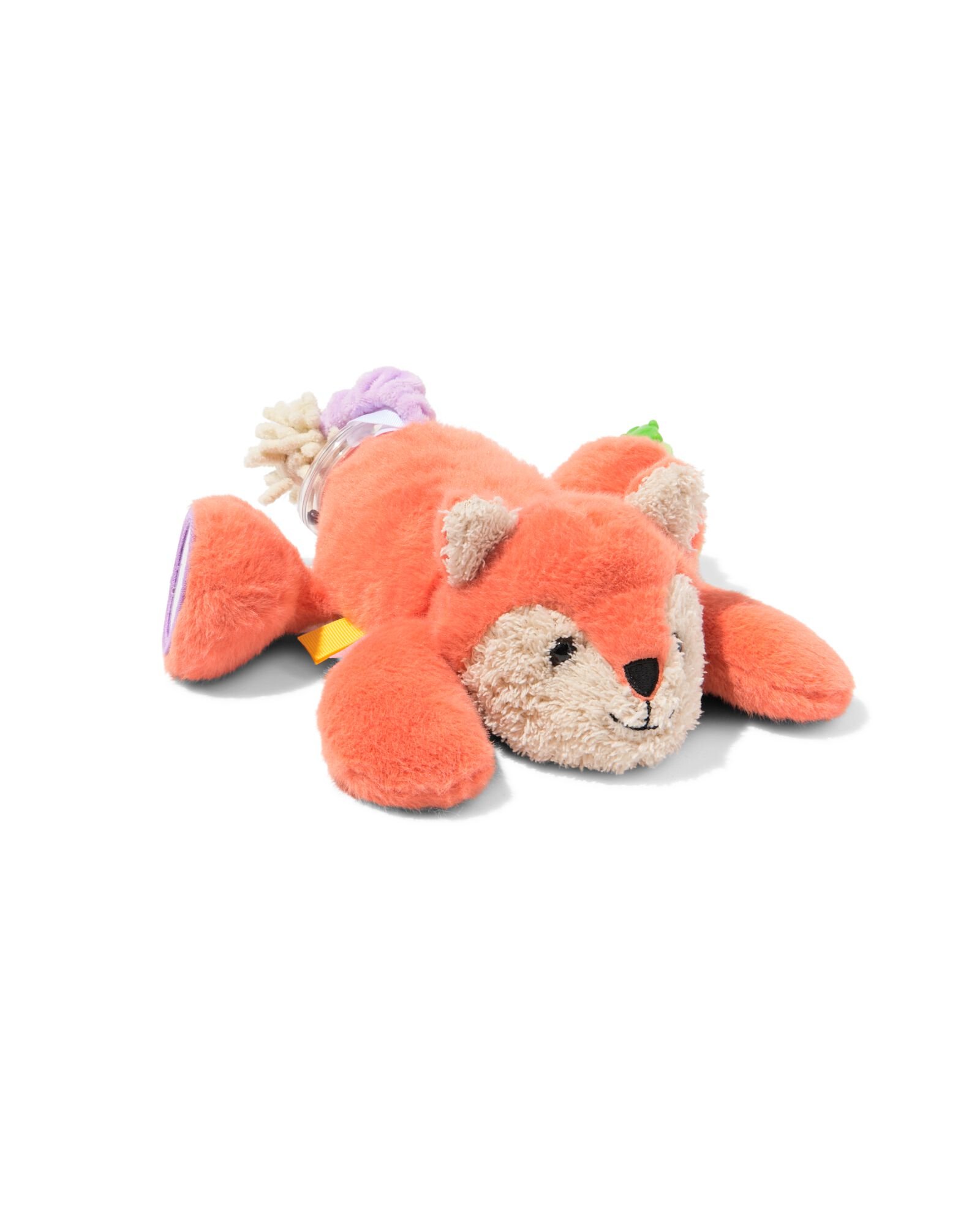 activiteitenknuffel 15x12x22cm vos - 15100217 - HEMA