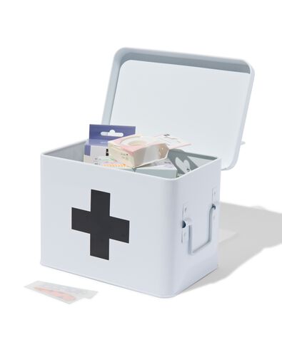 Medikamentenbox, 22 x 16 x 16 cm, weiß - 80300009 - HEMA