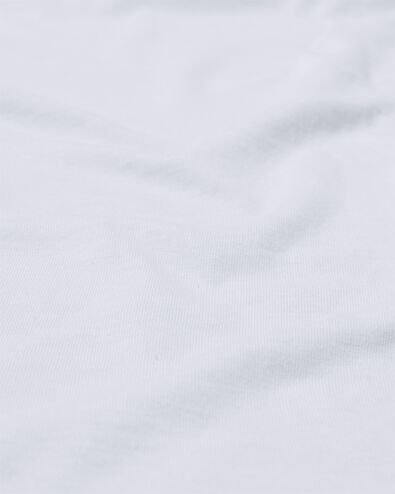 drap-housse pour surmatelas percale 90x200 blanc - 5190132 - HEMA