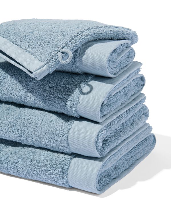 petite serviette 33x50 qualit&eacute; h&ocirc;teli&egrave;re extra douce bleu glacier bleu glacier petite serviette - 5270121 - HEMA