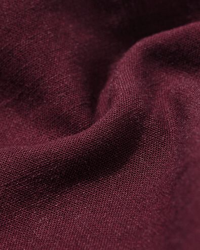 damesbroek Dawn wide fit bordeauxrood bordeauxrood - 36211460BURGUNDYRED - HEMA