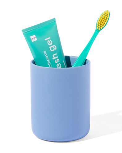 tandenborstel beker blauw  - 80350152 - HEMA