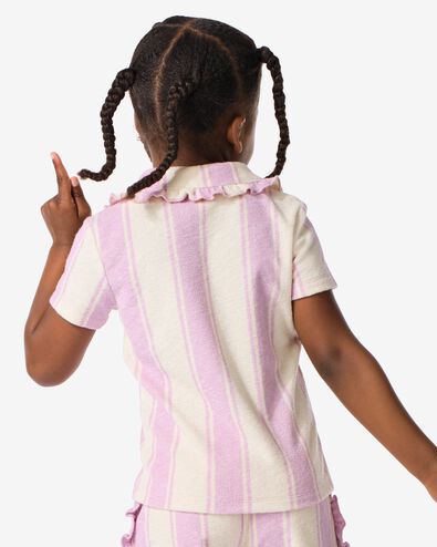 Kinder-Poloshirt, Frottee violett violett - 30863718PURPLE - HEMA