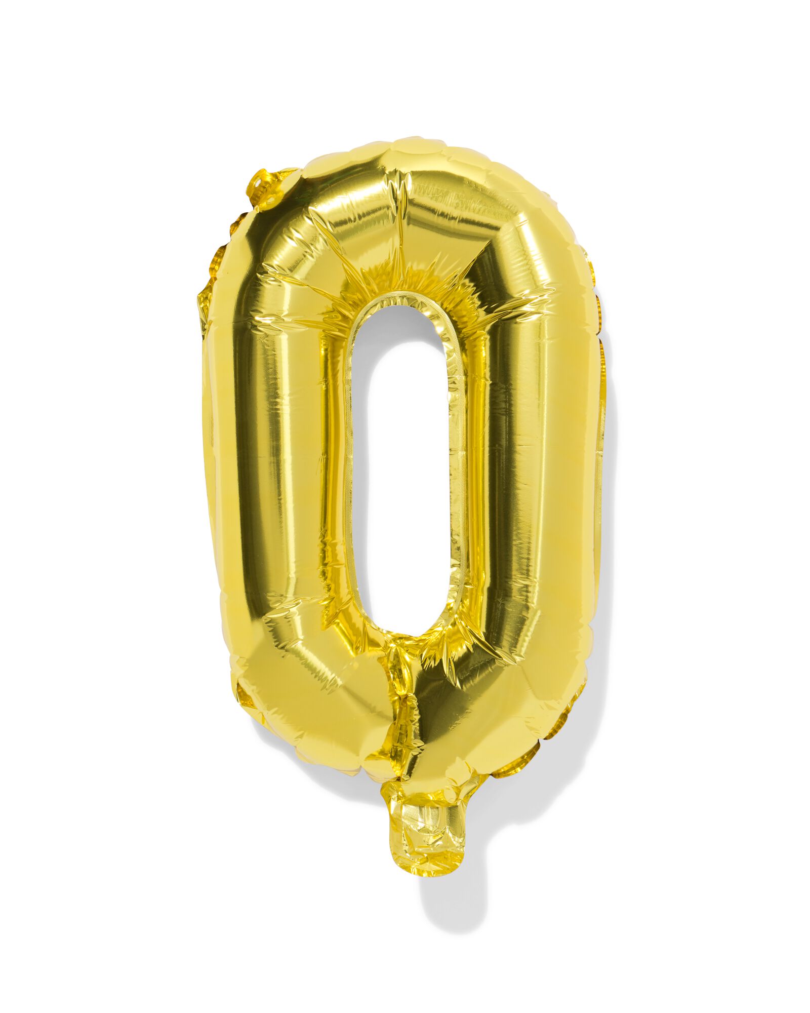 ballon aluminium chiffre 0 30cm dor&eacute; - 14260021 - HEMA