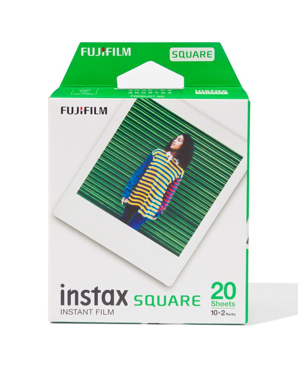 papier photo Fujifilm instax square (2x10/paquet) - 60300545 - HEMA