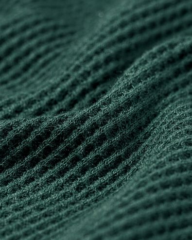 herenpyjama wafel flanel groen groen - 23675730GREEN - HEMA