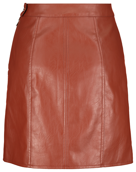 jupe femme matière synthétique marron marron - 1000020683 - HEMA
