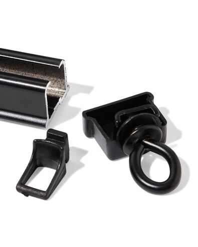 rail en U basique 150 cm noir - 7502002 - HEMA