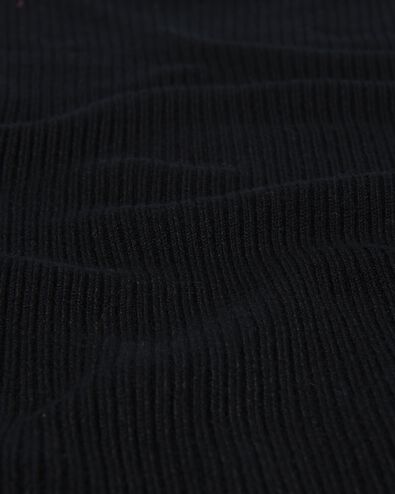 Damen-Pullover Louisa, gerippt schwarz XL - 36208219 - HEMA