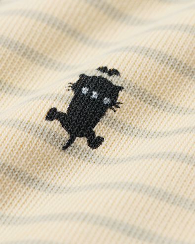 barboteuse nouveau-n&eacute; Takkie et Siepie c&ocirc;tel&eacute;e jersey rayures &eacute;cru &eacute;cru - 33441820ECRU - HEMA