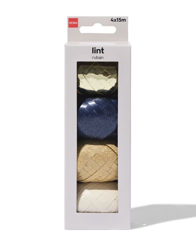 lint 15m goud - 4 stuks - 14793308 - HEMA
