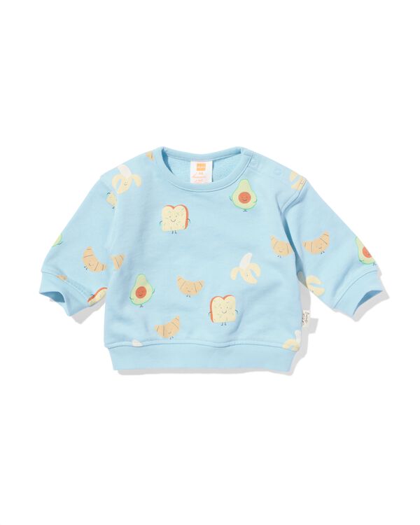 pull-over nouveau-n&eacute; petit-d&eacute;jeuner bleu bleu - 33444720BLUE - HEMA