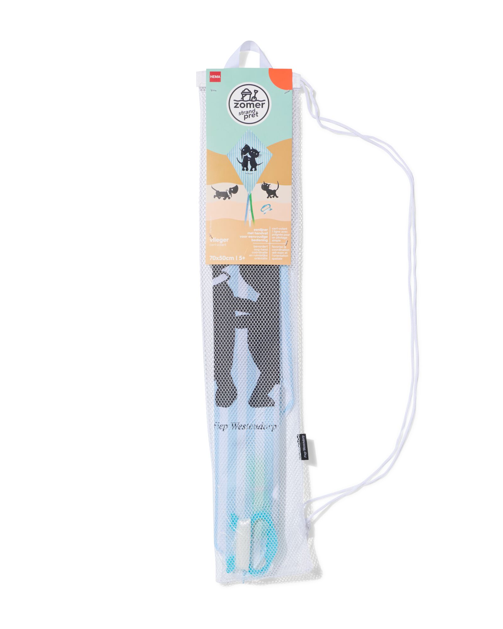 Takkie en Siepie vlieger 70x50cm - 15800060 - HEMA