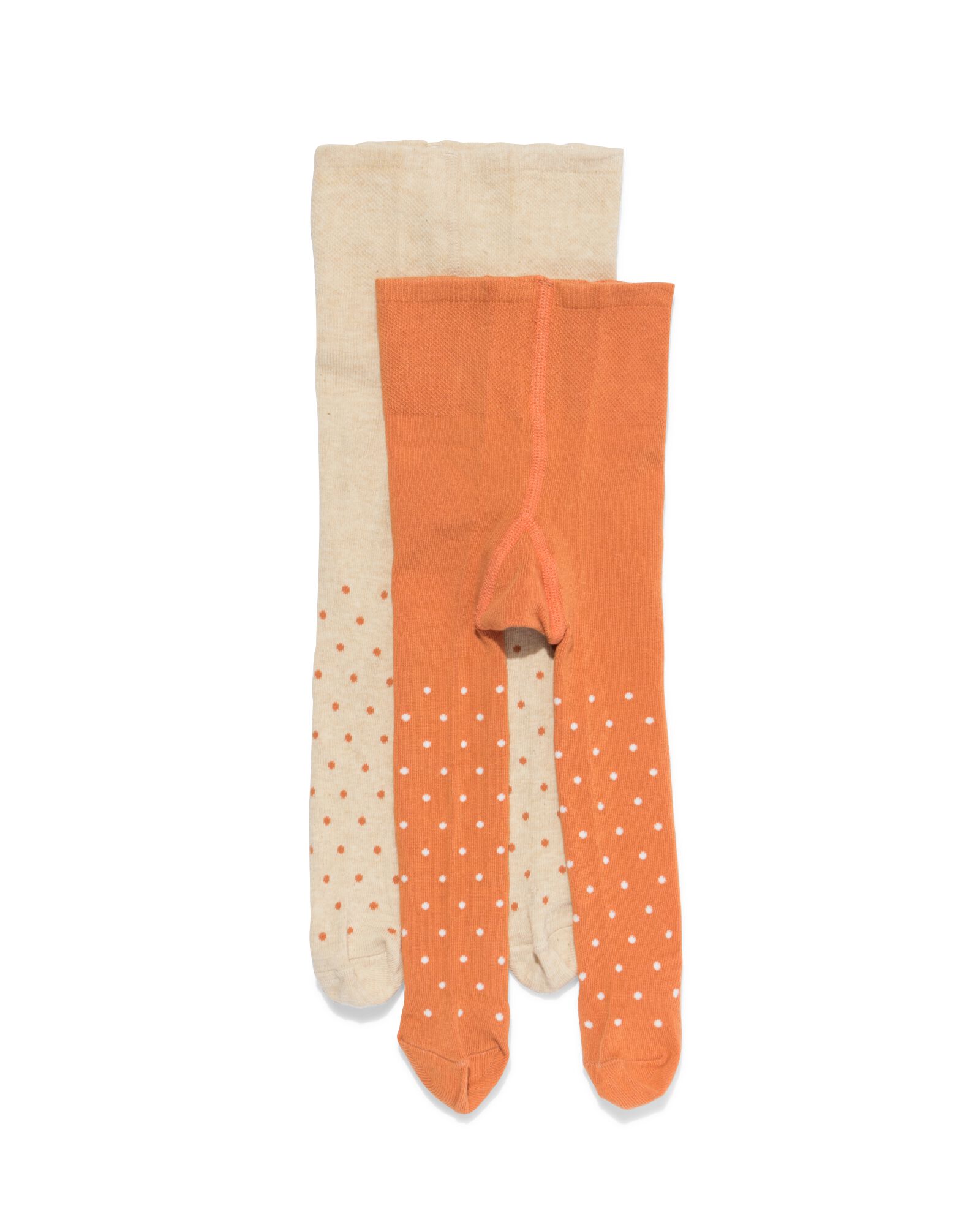 collants b&eacute;b&eacute; &agrave; pois - 2 pi&egrave;ces marron moyen marron moyen - 4700720MIDBROWN - HEMA