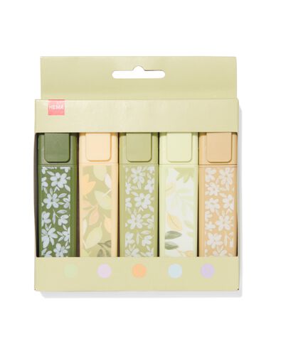 5 surligneurs - 14470089 - HEMA