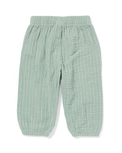 Newborn-Hose aus Musselin gr&uuml;n - 33419220GREEN - HEMA