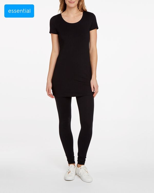 Damenleggings schwarz schwarz - 1000005127 - HEMA