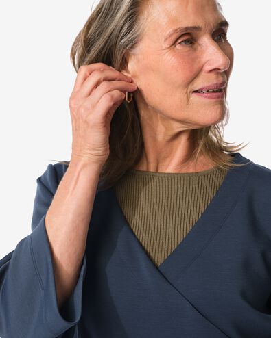 dames wikkelvest Elly blauw blauw - 36203550BLUE - HEMA