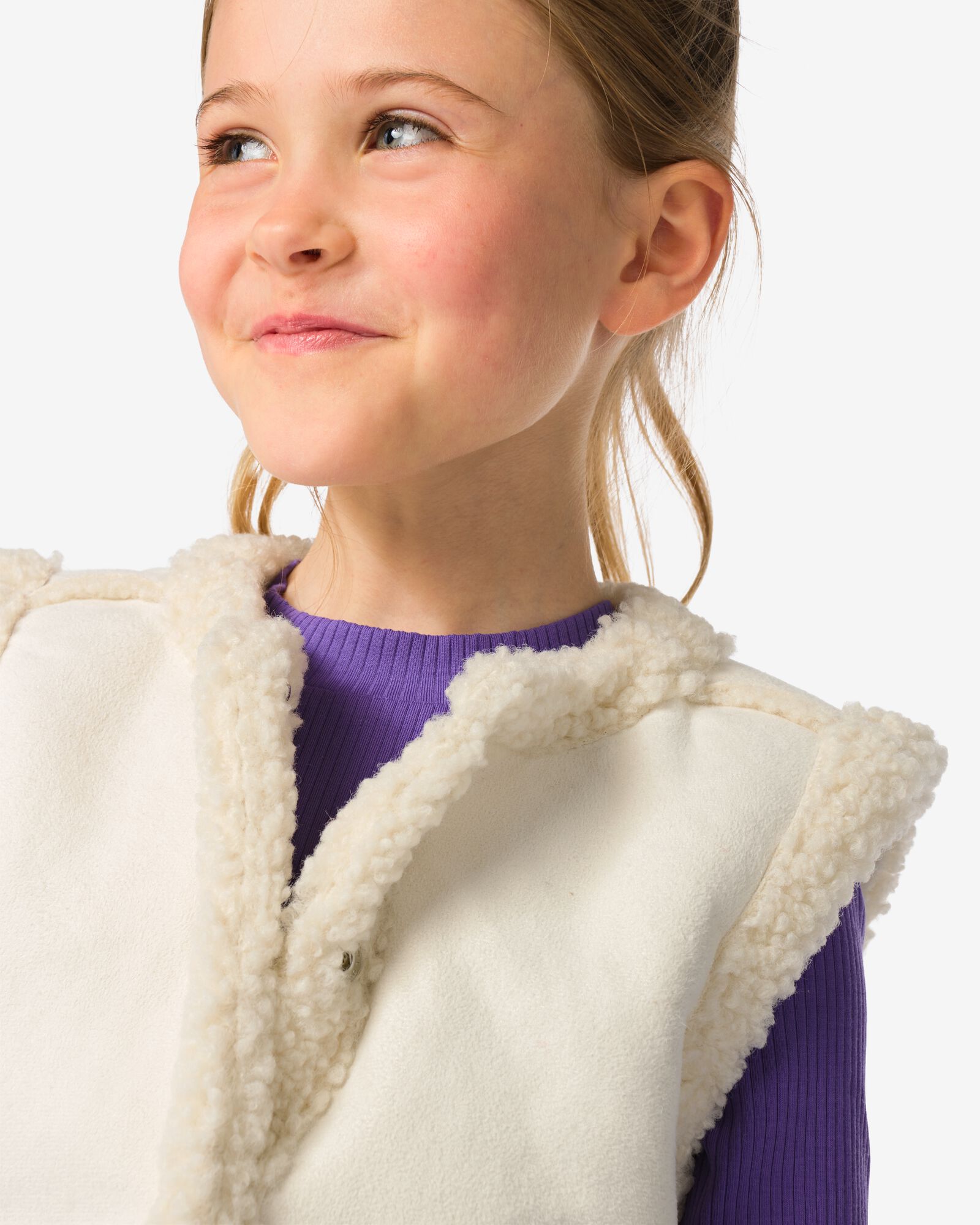 Kindergilet Lammy eierschalenfarben - 30842504OFFWHITE - HEMA