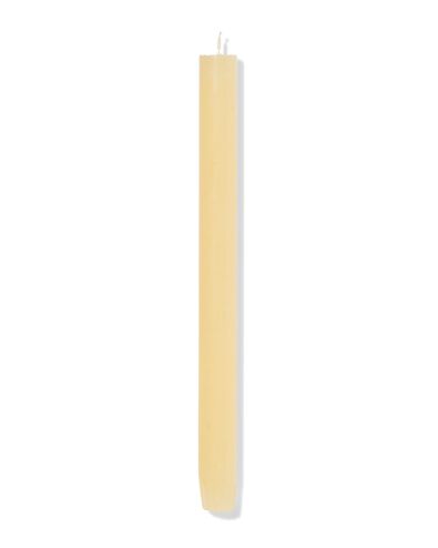 bougies rustiques jaune clair jaune clair - 1000028016 - HEMA