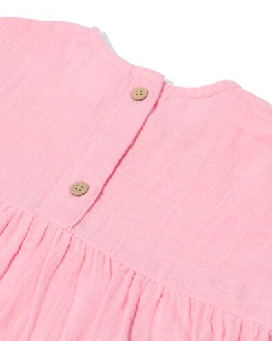 robe b&eacute;b&eacute; trap&egrave;ze mousseline rose rose - 33084270PINK - HEMA