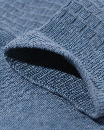 Herrensocken, Struktur mittelblau - 4150585MIDBLUE - HEMA
