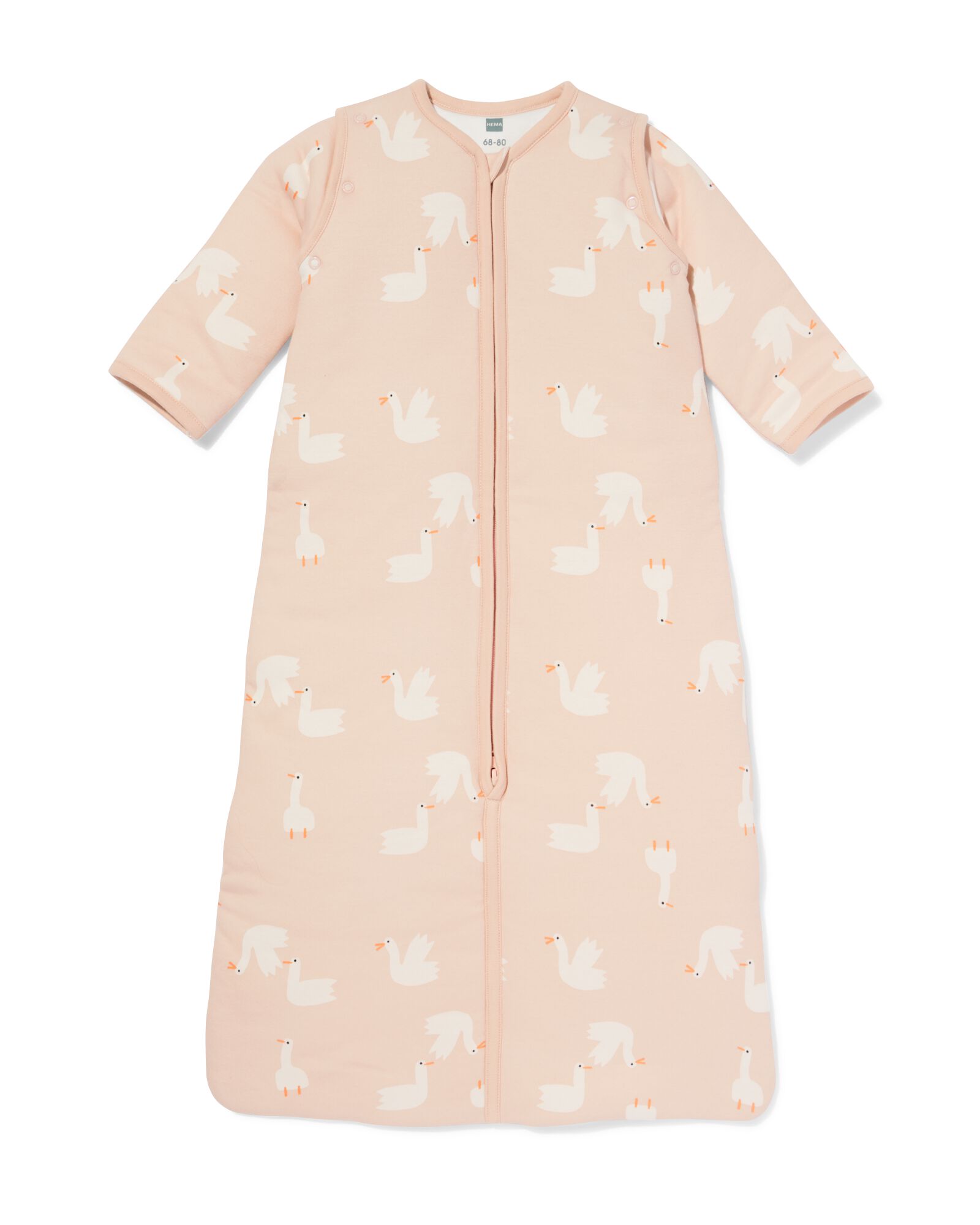 gigoteuse avec manches amovibles coton tog 3,0 oies rose rose - 33365750PINK - HEMA