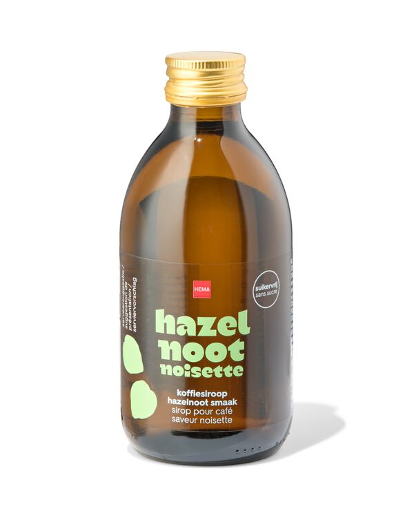 sirop de caf&eacute; noisette sans sucre 250 ml - 17101002 - HEMA