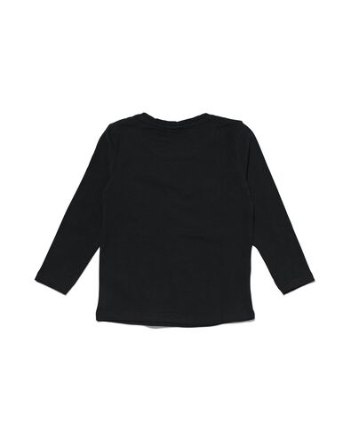 Kinder-Shirt schwarz schwarz - 1000013503 - HEMA