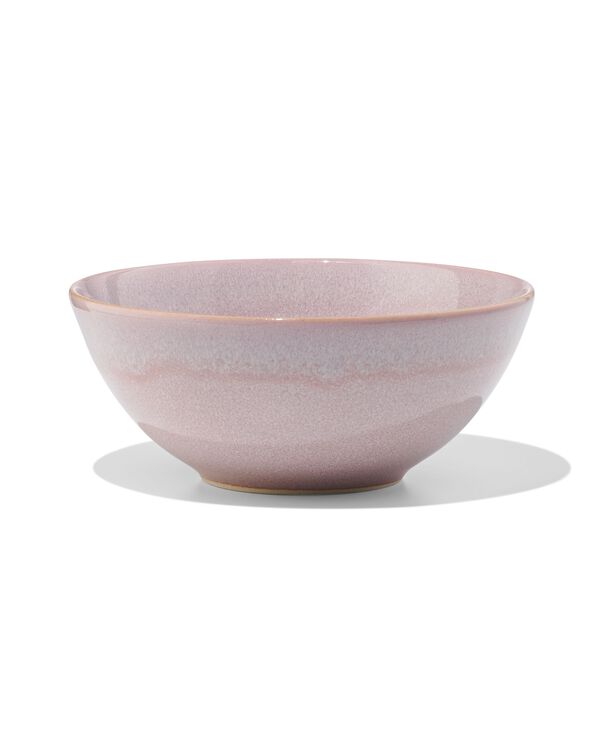 petit plat 16 cm Monaco &eacute;mail r&eacute;actif rose - 9650220 - HEMA