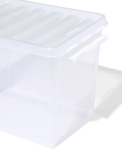 bo&icirc;te de rangement 25L Madrid transparent 40x30x32 40 x 30 x 32 Madrid - 39890003 - HEMA
