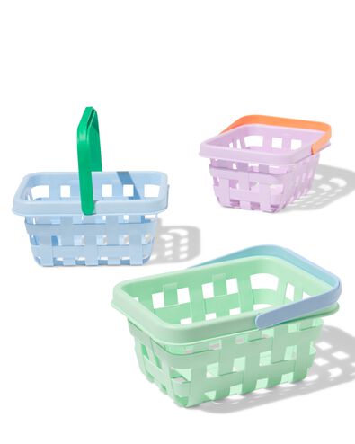 panier &agrave; provisions 19,5x10x14,5cm plastique - 15100323 - HEMA