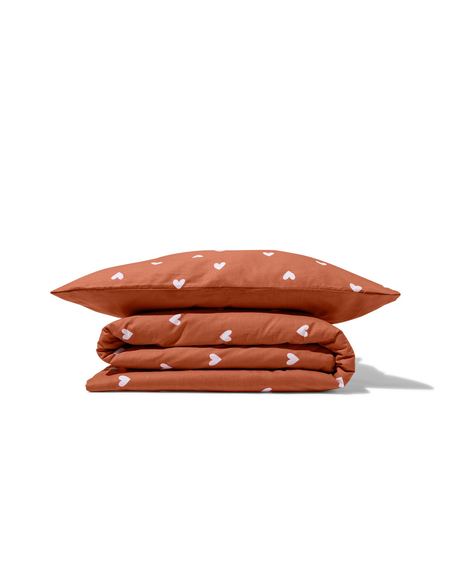 housse de couette tout-petit 120x150 cm coton doux petits cœurs - 5770050 - HEMA