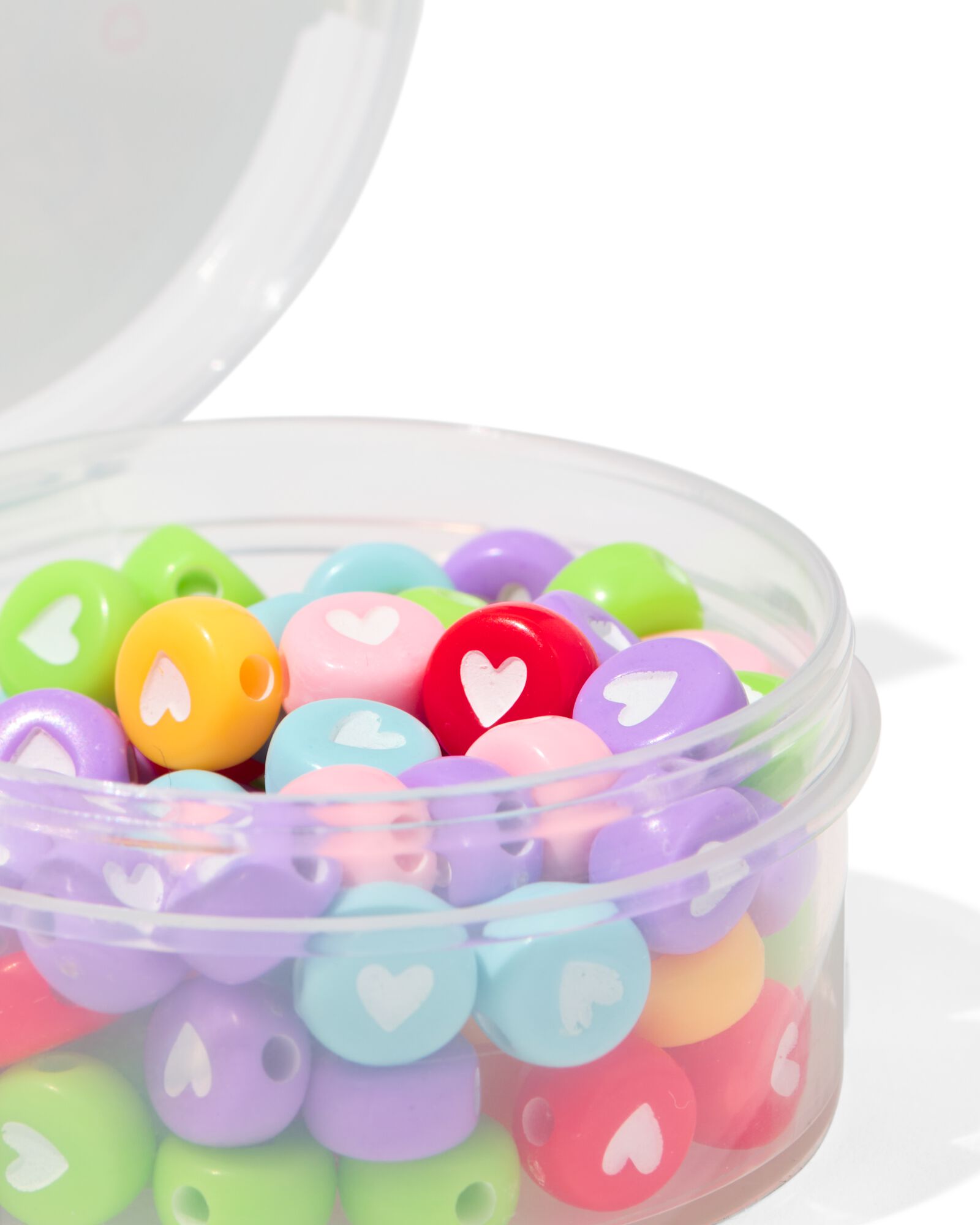 kralenmix rond hartjes - 15900397 - HEMA