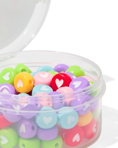 kralenmix rond hartjes - 15900397 - HEMA