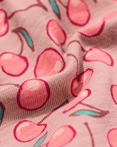 kinderjurk A-lijn jersey fruitprint ecru ecru - 30865905ECRU - HEMA